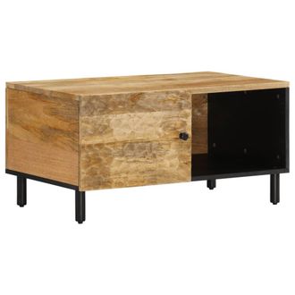 vidaXL Mesa De Centro De Madera Maciza De Mango 80x50x40 Cm Vidaxl