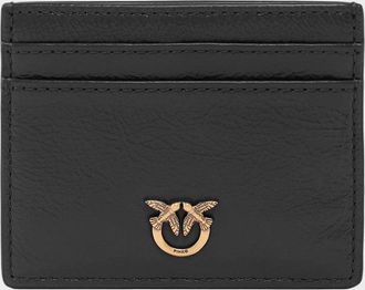 Pinko Pinko-Kartenetui aus Leder mit Logo