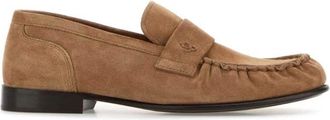 Jimmy Choo London Ellis Loafers - Dames - Loafers - Bruin - 36 1/2 EU - Denim - Schoenen