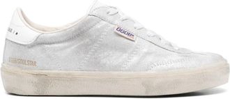 Golden Goose Sneakers, female, White, 4 UK, White Lace-Up Trainers with Branded Details