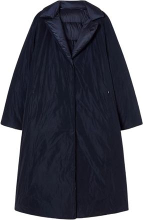 Marina Rinaldi Giubbino Persona - Dames - Parka Jassen - Blauw - S - Polyester - Jassen