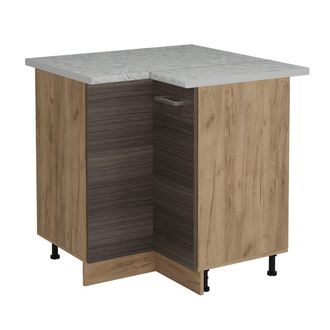 Vicco Armario De Esquina R-line, Gris Noble, 75.6 Cm Et M&aacute;rmol