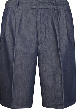 Emporio Armani Bermuda Shorts - Heren - Denim shorts - Blauw - M - Denim - Korte Broeken
