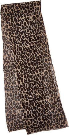Portolano Animal Print Cashmere Scarf