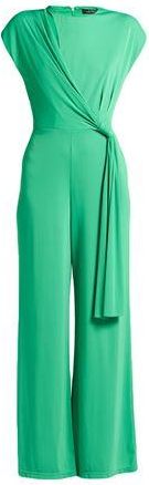 Ralph Lauren TIE-FRONT JERSEY WIDE-LEG JUMPSUIT