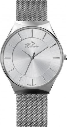 Bellevue E-55 Mens Watch - Silver - One Size