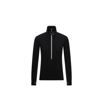 Moncler Moncler Half-zip Turtleneck, Women, Black, Size: M
