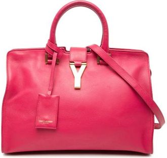 Saint Laurent Pre-owned Handbags, female, Pink, Size: ONE SIZE Pre-owned Vintage Handbag