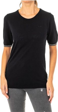 La Martina T-shirt met korte mouwen - Dames - T-shirts - Zwart - S - Katoen - Tops