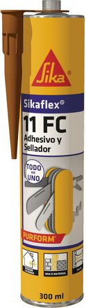 Sika Sika - Flex-11fc Purform Brow.c40 /12ctr300 Adhesivo Multiusos Y Sellador De Juntas El&aacute;stico, 1 Cartucho, 300ml, Marr&oacute;n