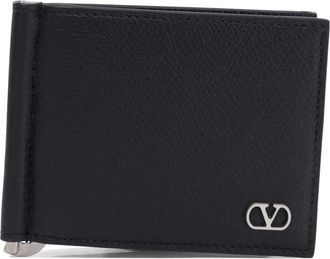 Valentino Garavani Portafoglio con placca VLogo - Nero