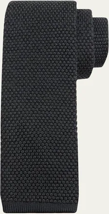 Brioni Mens Micro Motif Silk Tie