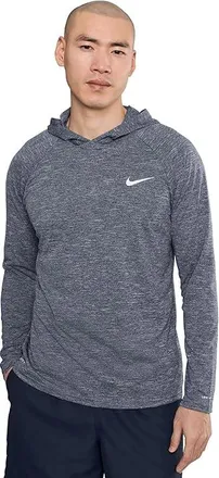 Nike Long Sleeve Hooded Hydroguard Mens Swimwear Midnight Navy : 2XL, Polyester