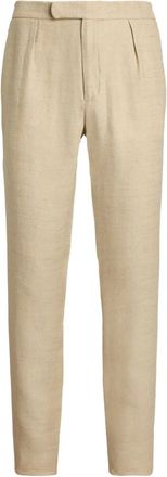 Ralph Lauren Purple Label Pantaloni in twill - Toni neutri