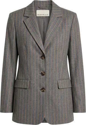 Pennyblack Pbbgigante Blazer - Dames - Blazers - Grijs - L - Leer - Jassen