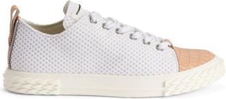 Giuseppe Zanotti Blabber lace-up high-top sneakers - men - Rubber/Leather/Fabric - 39.5 - White