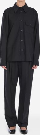 Khaite Pantaloni Trenton - Nero