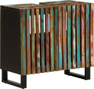 vidaXL Bathroom Sink Cabinet 62x34x58 cm Solid Wood Acacia vidaXL