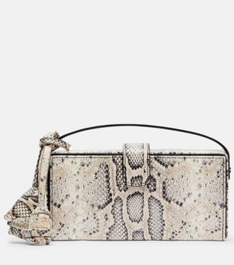 Magda Butrym Clutch Apolonia in pelle stampata