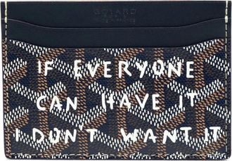 Goyard Customized St Sulpice pasjeshouder - Blauw