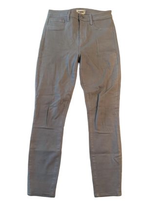 L'agence Womens Marguerite High Rise Skinny Jeans In Greystone Coated