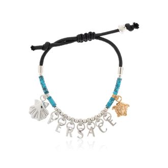 Versace Icons De La Mer Kralen Armband - unisex - Armbanden - Veelkleurig - ONE Size - Leer - Accessoires