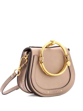 Chlo&eacute; Nile Leather Small crossbody bag - Neutrals