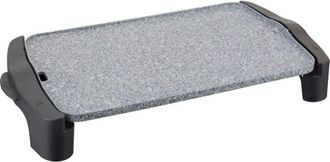 Jata Ferro da arrosto GR558, antiaderente, resistente ai graffi, 2500 w, misure 46 x 28 cm, resistenza a forma di m, prodotto in Spagna, facile da pulire