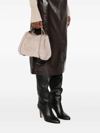 Max Mara Marine satchel bag - Neutrals