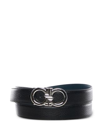 Ferragamo leather belt - men - Calf Leather - 105 - Black