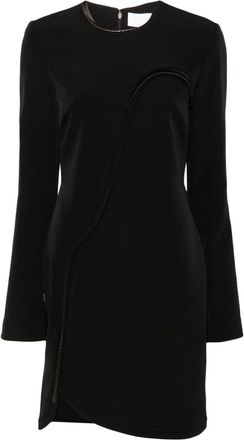 Genny 3D-detailed bodycon minidress - women - Elastane/Polyester/Polyester - 44 - Black