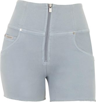 Freddy Shorts WR.UP in tessuto denim navetta ecologico vita super alta con zip