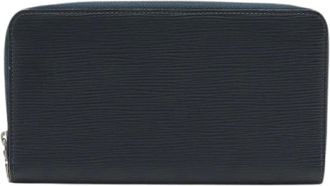 Louis Vuitton Pre-owned Wallets, female, Blue, Size: ONE SIZE Pre-owned Epi Zippy Organizer Wallet Navy