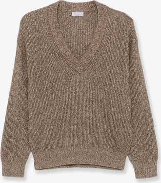Brunello Cucinelli Maglia in misto cashmere - BRUNELLO CUCINELLI - gender_Woman