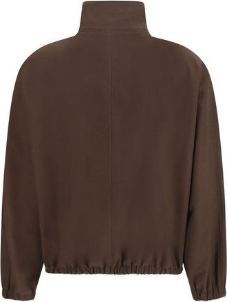 Courr&egrave;ges Courr&egrave;Ges Zip-Up Bomber Jacket - Brown