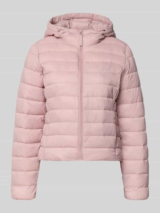 Only Regular Fit Steppjacke mit Kapuze Modell TAHIA in Hellrosa, Größe XL