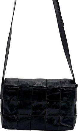 Bottega Veneta Black Calfskin Cassette Shoulder Bag (Authentic Pre-Loved)