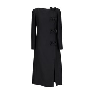 Valentino Garavani Dames, Jurken, Zwart, Maat: XS