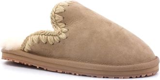 Mou Eskimo Stitch Slipper - Dames - Pantoffels - Beige - 36 EU - Leer - Schoenen