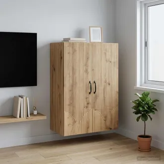 vidaXL Vidaxl Mobiletto A Muro 66 X 34,5 X 90 Cm Legno Ingegnerizzato
