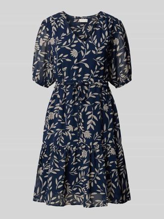 Apricot Knielanges Kleid mit Kordelzug an der Taille in Marine, Gr&ouml;&szlig;e XXL