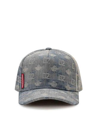 Dsquared2 Baseball Cap hat in denim