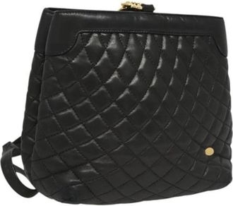 Bally Tweedehands leren schoudertassen - Dames - Vintage Schoudertas - Zwart - ONE Size - Leer - Vintage