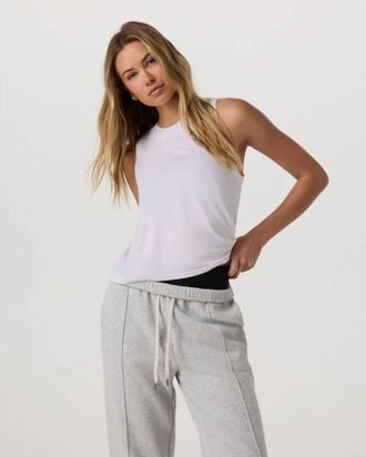 Vuori Clothing Energy Tank Top In White