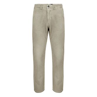 Bomboogie Chino classico - Heren - Broeken - Beige - Maat: W38 Katoen
