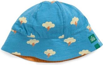 Little Green Radicals Kids All Weather Reversible Sun Hat in Blue at Nordstrom, Size 0-6M