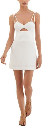 Vix Tats Linen-Blend Short Dress