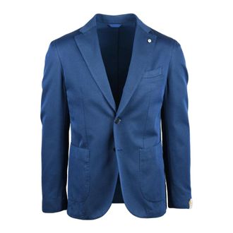 L.B.M. 1911 Blazers, male, Blue, Size: 2XL Giacca Sfiancata