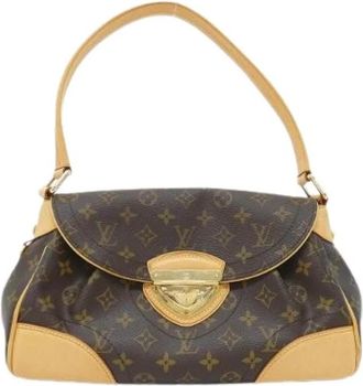 Louis Vuitton Pre-owned Monogram Beverly Schoudertas - Dames - Vintage Schoudertas - Bruin - ONE Size - Vintage