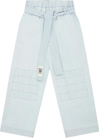 Stella McCartney Straight Jeans - Dames - Regular Fit Jeans - Blauw - W27 - Katoen - Jeans